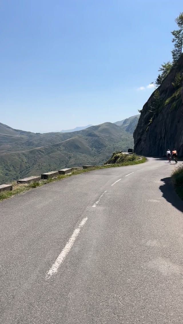 Roads and mountains views like this is just what makes the Pyrenees incredibly special.Conquer many iconic Tour de France climbs this summer and join us July 24th-29th for our Pyrenees experience.#coldutourmalet
#colduabisque
#hautacam
#luzardiden
#pyrenees